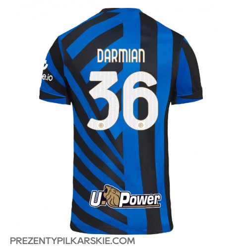 Stroje piłkarskie Inter Milan Matteo Darmian #36 Koszulka Podstawowej 2024-25 Krótki Rękaw